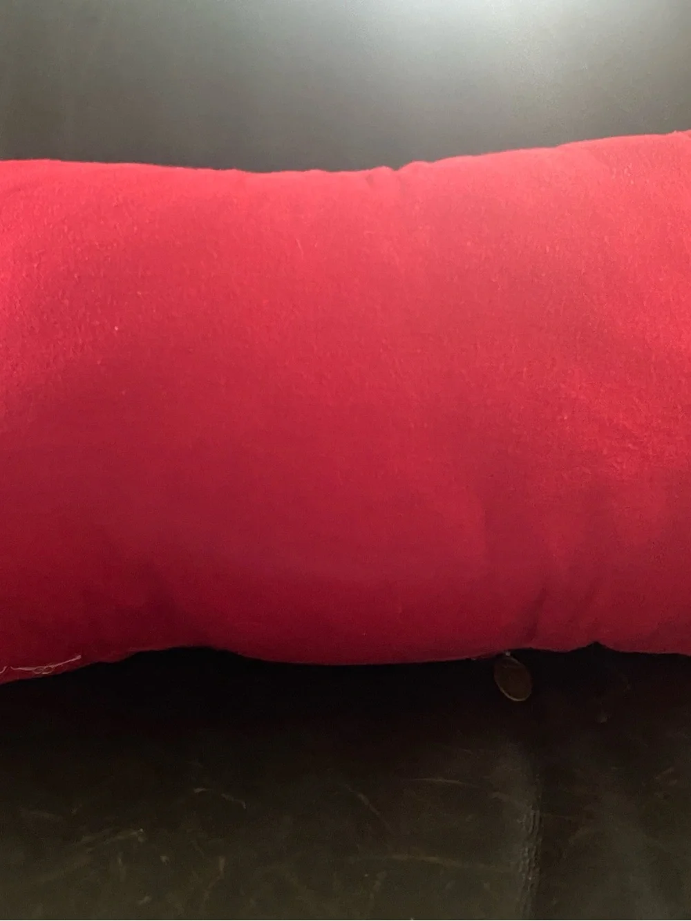 Pier 1 Imports LED Light Up Christmas Reindeer Lumbar Throw Pillow Red Tested